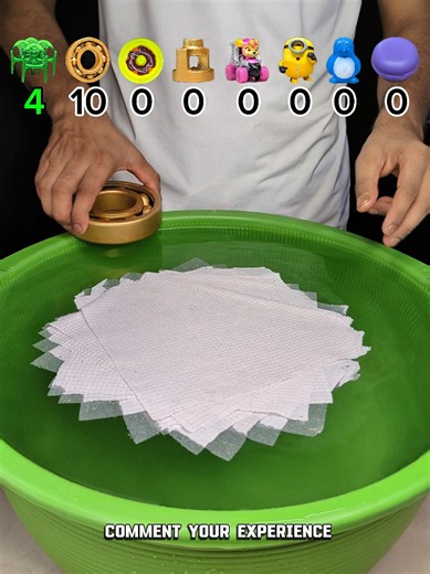 Try To Guess 🤔 How Much Paper Does It Take To Make The Object Float #mrxexperiments