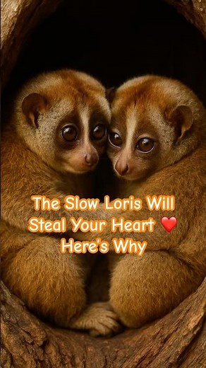 Slow loris: gentle, loyal, protective. Proof that quiet lives carry the most love. #SlowLoris