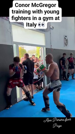 19K views · 150 reactions | Conor McGregor training with young fighters in Italy  #ufc #training #conormcgregor #conor #italy | Alex Pereira fans Page | Facebook