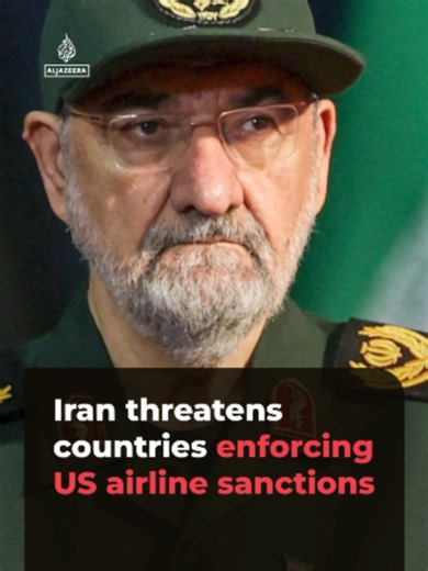 Iran’s security chief Mohsen Rezaei has threatened countries enforcing US sanctions on Iranian airlines, warning that their airports could face disruption. He said Tehran will neither reopen the Strait of Hormuz nor negotiate until Washington meets Iran’s conditions for ending the war.