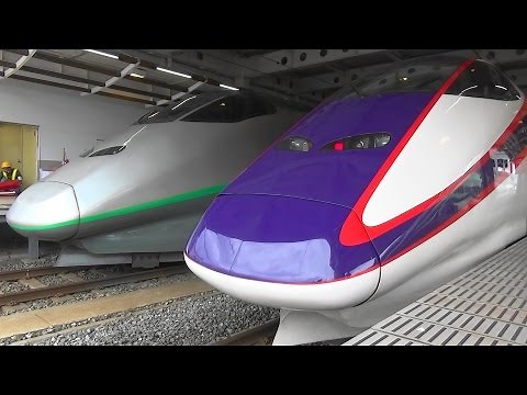 山形新幹線 E3系 リニューアルつばさ 福島駅～連結 Shinkansen Series E3 Tsubasa