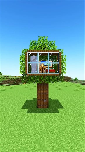 Attack Rider Yt on Instagram: "Beautiful tree house build in Minecraft #myworld #minecraft #mc #treehouse"