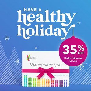 This holiday, give the gift of 150 personalized genetic reports to help your family get a more complete picture of their health. Offer ends Dec. 26. | 23andMe