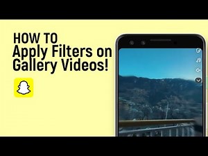How to Apply Snapchat Filters on Gallery Videos [easy]