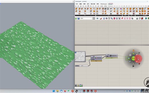 Rhino犀牛GH插件如何用贴图制作曲面纹理