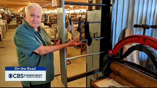 1.6M views · 4.5K reactions | Lee Maxwell is obsessed with antique washing machines. His collection is one of the largest personal collections, of anything, in America. For years, Lee has been searching for a benefactor to support a museum. Steve Hartman is On the Road. | CBS Evening News | Facebook