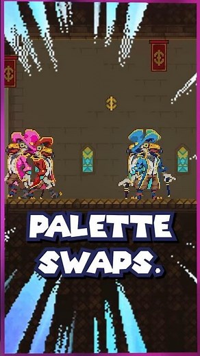 Game Dev Secrets: Palette Swaps! #indiegamedev #gamedev