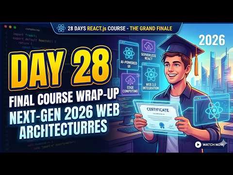 Day 28: Final Course Wrap-Up & Next-Generation 2026 Web Architectures