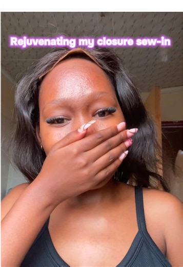 I have no idea why I look red in some clips lol anyway let’s fix this mess #closuresewin #sewin #wigs #tiktokbotswana #ootdwithkay💕