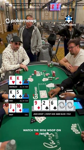 🥊 Double Knockout for Brian @tsarrast Rast in the ‪@WSOP‬ $600 Deepstack Mixed #pokernews #wsop2026
