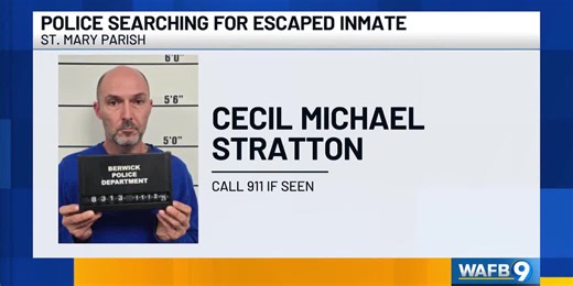 Manhunt underway after inmate escapes jail, attacks officer with chemical, police say