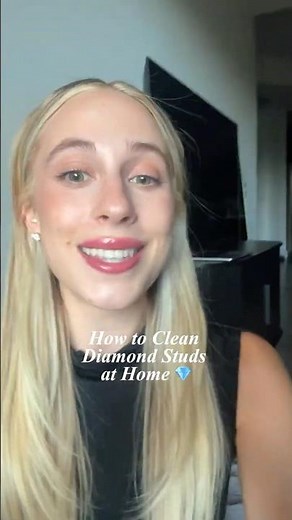 How to Clean Your Diamond Studs at Home, Safely 💎 Diamond Earrings