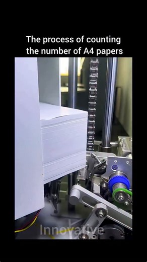 World of Innovation on Instagram: "In offices, printing shops, and packaging facilities, accurately counting A4 paper stacks is essential for inventory control, order fulfillment, and cost management. This process demonstrates how paper counting is done quickly and reliably using smart tools and simple techniques. 🧠 Why Paper Counting Matters Accurate paper counts prevent shortages, reduce waste, and ensure customers receive the correct quantity. Even small counting errors can lead to productio
