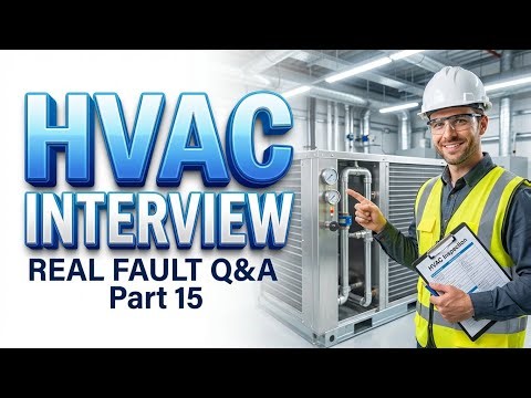 HVAC Interview Questions & Answers Part 15 | Troubleshooting Real Fault Diagnosis | Saudi HVAC Jobs