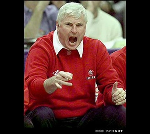 Bobby Knight - angry motivation speech -