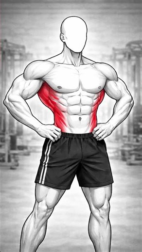 What gives you a "V taper"