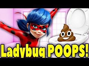 Miraculous Ladybug POOPS in the TOILET! Miraculous Ladybug And Cat Noir Poop In The TOILET!
