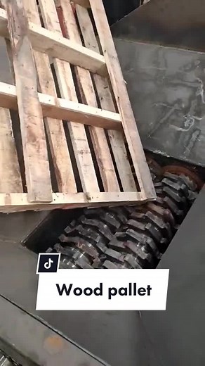 Efficient Waste Wood Pallet Shredder Machine