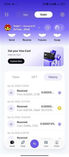 Exploring the InterLink Wallet: Manage Assets & Transactions on Taj Mahal Testnet #shorts
