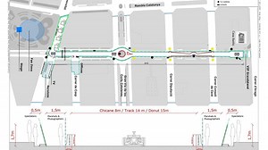 Así será el recorrido de la exhibición de F1 en Barcelona antes de GP de España