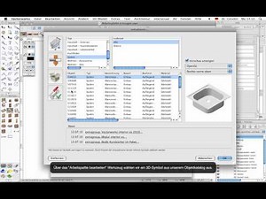 Vectorworks interiorcad Werkzeug "Arbeitsplatte"