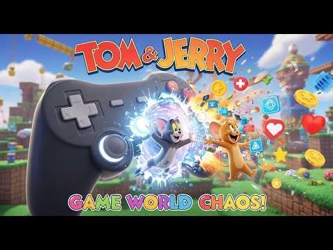 Tom & Jerry Trapped in a Video Game! 🎮😱 | Epic Game World Adventure | Funny Kids Animation