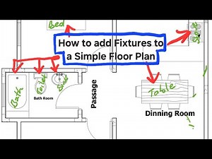 How to add Fixtures to your simple floor plan in Auto CAD