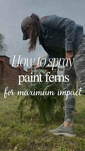 If your ferns look terrible after a long winter, you need to spray paint them! I said what I said! 😂 Comment PAINT below, and I’ll send you the source for my favorite fern paint. Listen, I have been doing this for years, so don’t come at me.😂 Every year when I take my ferns out of the greenhouse they just look a little janky and sad. This is the quickest and best way to bring them back to life and give them a little dose of happy so they don’t look sad on your porch.😂 This is paint made espec