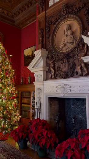 25K views · 1.1K reactions | Moments of Christmas magic at The Elms✨Newport, RI #newportmansions #theelms #newportri | Newport Mansions | Facebook