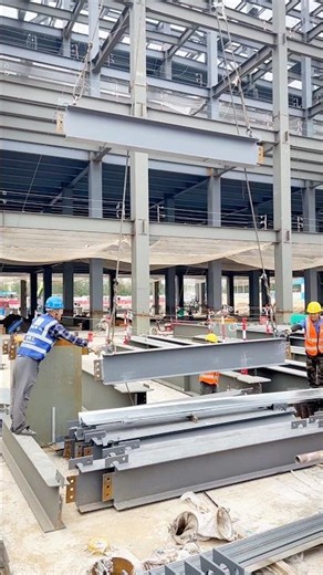 Have you ever seen this steel structure installation method?
