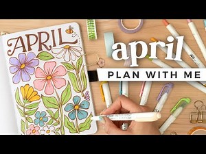 PLAN WITH ME | *a kind of late* April 2024 Bullet Journal Setup