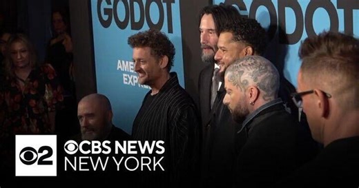 Opening night on Broadway for Keanu Reeves and Alex Winter in "Waiting For Godot"