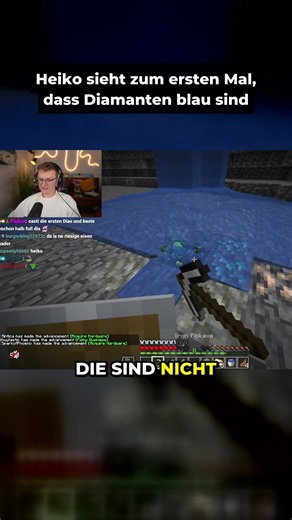 Heiko sieht zum ersten Mal, dass Diamanten blau sind