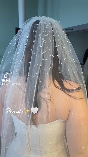 New in pearl veils✨🤍 Add a veil for the perfect finishing touch to your bridal look! | The Wedding Tree