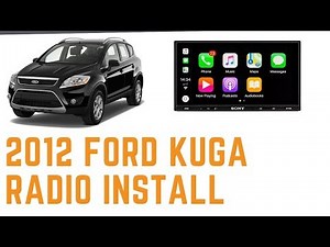 How to replace stock radio on Ford Kuga (With video)
