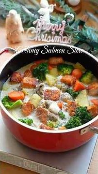 Creamy Salmon Stew | 15-Minute Comfort Food for Busy Weeknights #cooking #recipe #food
