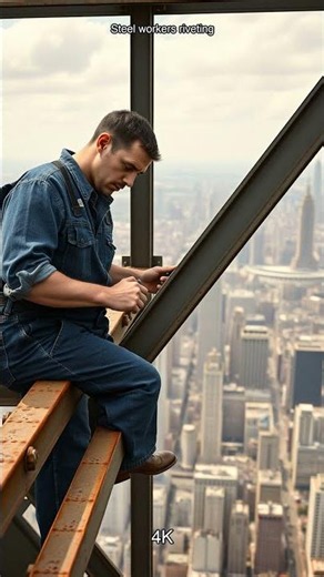 144p to 4K — Construction of Empire State Building
