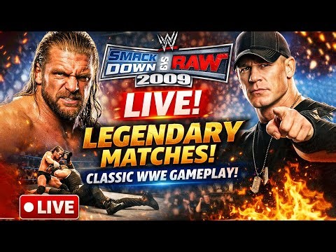 WWE SmackDown vs Raw 2009 LIVE 🔥 Legendary Matches | Classic WWE Gameplay
