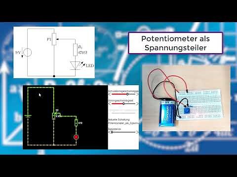 Experiment: Potentiometer als Spannungsteiler