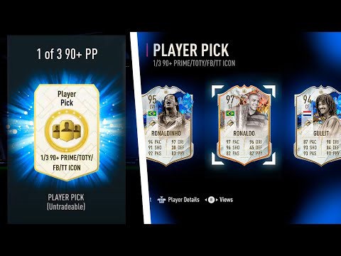 FIFA 23 35 x new 90+ icon player pick packs!