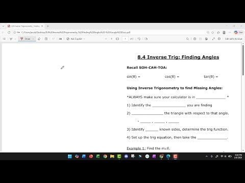 Advanced Geometry Notes (January 9th, 2026)