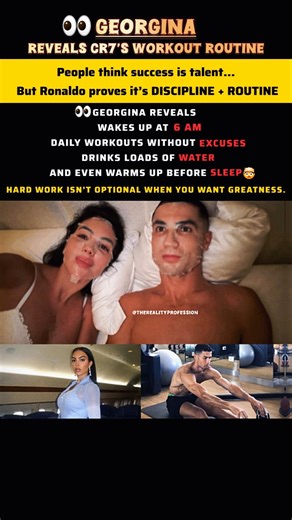NO REST FOR RONALDO 😳🔥 Georgina Reveals CR7’s INSANE Workout Routine!🔥