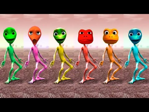 Dancing Green Alien Compilation 2025 – Funniest & Most Colorful Alien Dance Ever