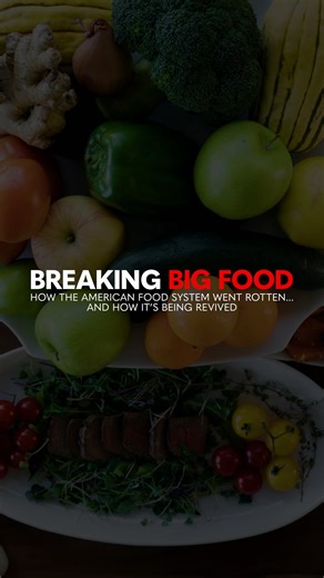 Breaking Big Food Movie on Instagram: "New movie - BREAKING BIG FOOD... 40 years ago, Big Tobacco hijacked our food system. Today, a group of local “Davids” are fighting to take it back. Coming to Apple TV & Amazon Prime Video on Thanksgiving. Starting in the 1980s, cigarette companies began to acquire the largest food companies in America. Over the last 40 years, the American food system has gotten “forked” beyond all recognition. Calley Means, a former DC lobbyist, explains the broken incentiv
