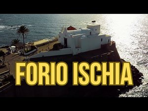 Forio Ischia beach and walking tour Italy 2024 - 4K