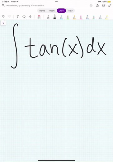 Integral of tan(x)dx: A Step-by-Step Guide