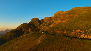 Golden Mountain Landscape in 4K UHD