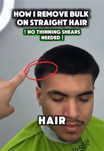 Remove Bulk on Straight Hair: Step-by-Step Barber Guide