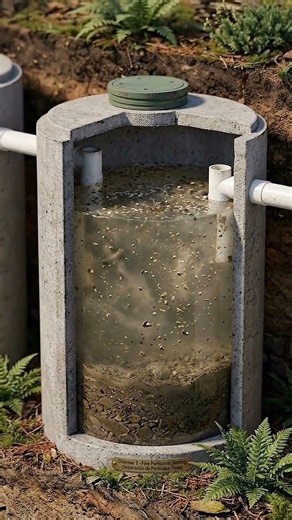How a septic system works step by step #engineering #wastewater #treatment #construction #technology
