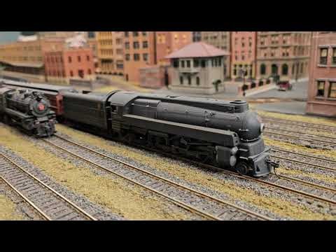HO Scale City Themed Model Railroad By James Anderson with lots of Pennsy Power!